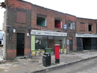 Pernella Stores and Hairtique still standing